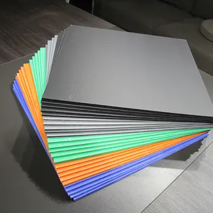 Wholesale Polypropylene Sheet 2-8mm Pp Sheet Customized Color Coroplast Correx Corrugated Plastic Sheet