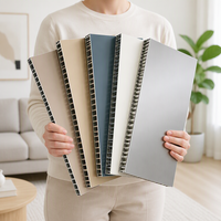 Panneaux décoratifs en placage de haute qualité, revêtement PE écologique, épaisseur 7mm 10mm 18mm, panneaux alvéolaires en acier modernes, vente chaude