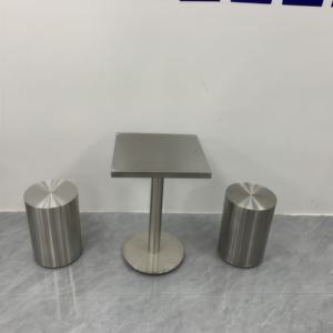 Mesa de comedor rectangular moderna, patas de acero inoxidable de alta calidad ensambladas para el hogar, oficina, apartamento, muebles de Hotel, uso <span class=keywords><strong>General</strong></span> - Product Image 2