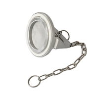 Raccords de tuyauterie haute pression personnalisés, connecteurs à dégagement rapide, bouchon de starter avec chaîne en aluminium, raccord de maille