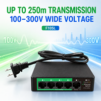 Commutateur réseau intelligent 5 ports 10/100 Mbps, commutateur Ethernet prenant en charge la fonction AI Watchdog