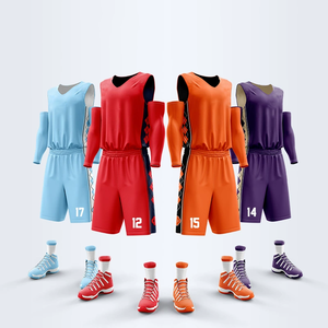 Maillot de basket-ball professionnel imprimé, respirant, réversible, grande taille, pour hommes, ensemble tendance - Product Image 1