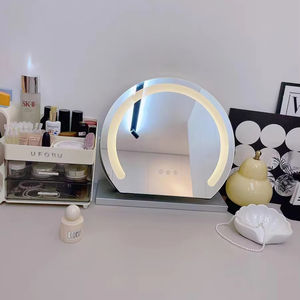 Tocador LED de alta definición, <span class=keywords><strong>espejo</strong></span> de escritorio, <span class=keywords><strong>espejo</strong></span> de maquillaje inteligente sencillo para uso doméstico con luz para bodas - Product Image 6