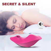 Hot New App Remote Sucking 2 en 1 Vibromasseur de culotte portable avec puissant vibrateur de culotte d'aspiration de vibration de 9 modes pour les femmes