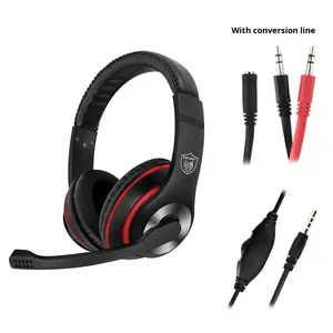 <span class=keywords><strong>Casque</strong></span> de jeu supra-auriculaire avec éclairage RVB Annulation active du bruit Charge USB étanche Bass Boost <span class=keywords><strong>pour</strong></span> PUBG et PS4-Gm-005 - Product Image 6
