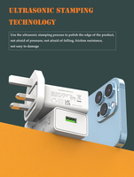 Chargeur de téléphone portable d'origine, charge rapide, câble ignifuge OVP, adaptateur USB à un seul port, chargeur pour smartphone et montre connectée