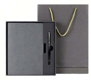 Set de Regalo de Cuaderno A5 Ecológico con Logotipo Personalizado, Bolígrafo, Cubierta con Impresión Serigráfica, Imán, Recuerdo Corporativo, Regalo para el Día de la Tierra - Product Image 1