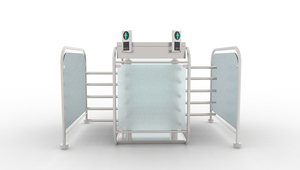 Azento nửa chiều cao <span class=keywords><strong>turnstile</strong></span> 0.5S nhanh chóng thông qua 304 không gỉ steelanti-leo lên & chống-tailgating RFID/<span class=keywords><strong>QR</strong></span> đọc mã CE chứng nhận - Product Image 4