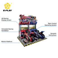 Eplay Factory Machine de jeu d'arcade VR de simulation de course de moto 1 joueur de haute qualité, à monnayeur, Moza Racing