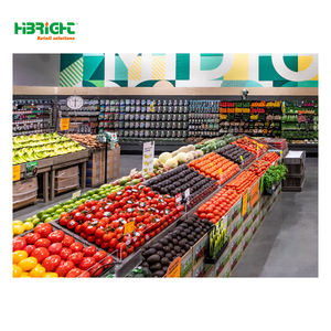 Présentoir en bois pour magasin de supermarché Étagères en gondole Palettes de <span class=keywords><strong>fruits</strong></span> Étagères pour légumes - Product Image 6