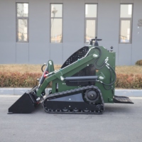 Mini-chargeuse compacte sur chenilles YGZG, approvisionnement direct usine, homologuée CE, pour l'aménagement paysager et l'agriculture