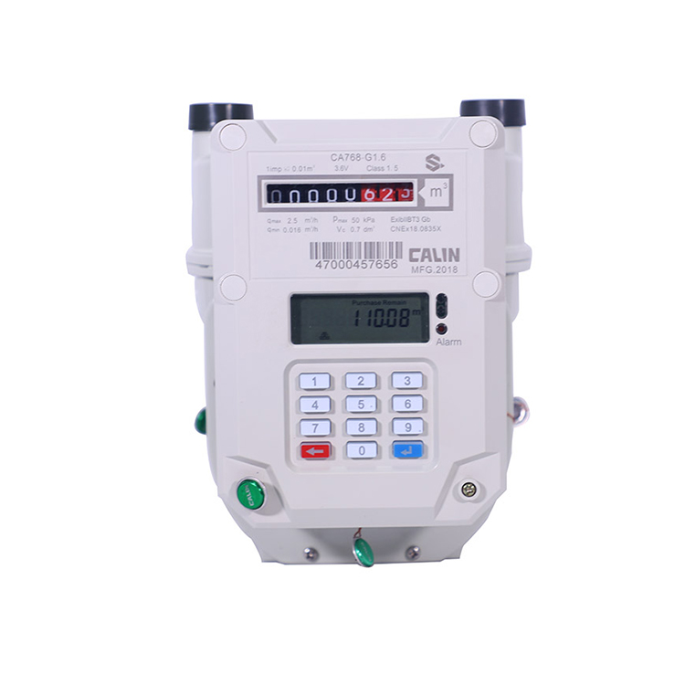 Китайский производитель 2022, Лидер продаж, индивидуальный дизайн, расходомер природного газа, умный предоплаченный газовый счетчик Sts