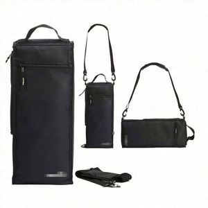 Sacs isothermes de golf Oxford noirs résistants à l'eau, sacs isothermes portables pour bière en conserve et boissons - Product Image 1