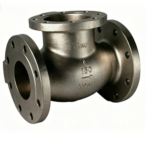 Válvula de Retención Silenciosa de Acero Inoxidable SS304 PN16 DN50, Válvula de Retención Sanitaria Tipo Bola con Brida, Válvula de Retención de Acero Inoxidable - Product Image 3