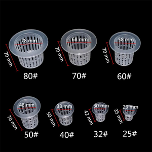 Pot à mailles <span class=keywords><strong>en</strong></span> <span class=keywords><strong>plastique</strong></span> PS <span class=keywords><strong>pour</strong></span> serre <span class=keywords><strong>pour</strong></span> légumes et graines Système hydroponique Net Cup Pépinière Plateau <span class=keywords><strong>pour</strong></span> jardin et application de semis - Product Image 6