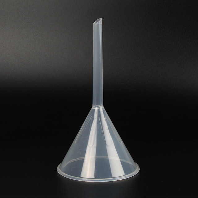 Laboratory Wide Mouth Small Plastic Funnel for Perfume Liquid Oil Filling Empty Bottle