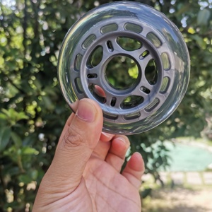 Ruedas de patín en línea de 80mm, 72mm, 76mm, 80mm, ruedas blancas de <span class=keywords><strong>PU</strong></span>, ruedas de rodillos para interiores y exteriores - Product Image 4