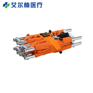 Aluminum Alloy Folding Stretcher DW-F006 Portable Durable <b>Fire</b> Rescue Emergency Use - Product Image 2