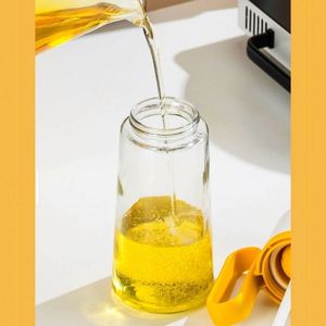 Hot Selling Glass Kitchen Olive Oil <b>Bottle</b> With Silicone Brush New 2-in-1 Silicone <b>Dropper</b> Measuring Oil Dispenser <b>Bottle</b> - Product Image 4