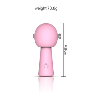 Juguete sexual masturbación femenina carga cabeza redonda grande fuerte vibración silicona pezón estimulación <span class=keywords><strong>Mini</strong></span> AV masajeador - Product Image 6