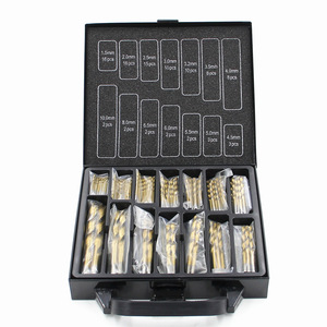Juego de brocas helicoidales Mr Drill de 99 piezas con revestimiento de titanio, longitud métrica, para metales no ferrosos, carpintería, perforación de placas de acero. - Product Image 1