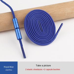 Tali sepatu elastis modis, tali sepatu kapsul unik, renda bebas, nyaman, kapsul logam warna-warni, gesper renda anak-anak - Product Image 2