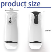 Masturbateur masculin automatique à 10 vibrations et voix, jouets sexuels pour adultes, rechargeable, vagin réaliste, vagin artificiel érotique
