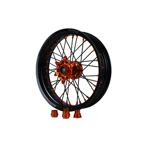 Juego de Ruedas Supermoto 17x3.5 17x4.25 para 125 250 <span class=keywords><strong>300</strong></span> 450 500 EXC 2003-2025, Kit de Ruedas de Carreras <span class=keywords><strong>Motard</strong></span> de Aluminio Billet CNC Negro - Product Image 5