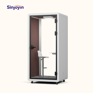 Acoustic Quiet Soundproof Phone Privacy <strong>Room</strong> Indoor Booth Movable Modular Office Pod Silent Booth For Home - Product Image 1