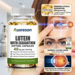 Ausreson OEM Vitamines <span class=keywords><strong>Lutéine</strong></span> Ester Zeaxanthine Gélules Souples Complément pour la Santé Oculaire Esters de <span class=keywords><strong>Lutéine</strong></span> avec Capsules Souples de Zeaxanthine - Product Image 2