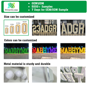 Letras y Números LED Recargables Iluminados para Eventos y Cabinas <span class=keywords><strong>de</strong></span> Fotos <span class=keywords><strong>de</strong></span> Cumpleaños - Product Image 6