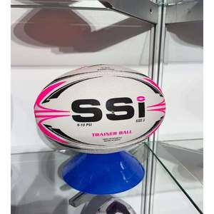 Ballon de rugby durable de qualité supérieure, design à prise souple, parfait pour les enfants, les adultes, les séances d'entraînement, les sports en intérieur et en extérieur - Product Image 6