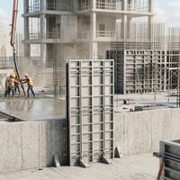 Coffrage mural en aluminium Huajian 6061-T6 pour dalle de béton - Réutilisable, haute résistance, montage facile, design moderne pour hôtel