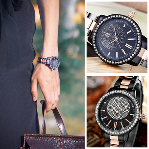 Women Luxury Diamond Stainless Steel <b>Watch</b> Japanese Movement Waterproof Fashion Ladies Wristwatch - Product Image 5