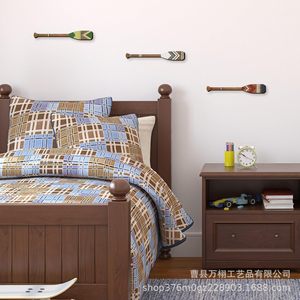 Decoración de Pared de Madera, Juego de 3 Remos Náuticos, Decoración de Estilo Costero para el Hogar, Adorno Colgante para Dormitorio o Sala de Estar - Product Image 1