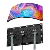 Écran LED flexible d'intérieur HLT P2.5mm haute luminosité pour DJ, couleur pleine, garantie 2 ans, 1 600 000 pixels, prise en charge CMS et RDM