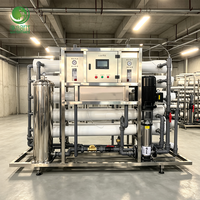 Système d'osmose inverse à double étage pour eau pure, débit personnalisé pour les petites et moyennes entreprises
