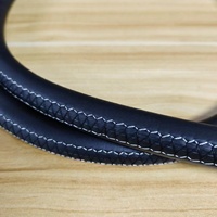 Tubo de Silicona para Narguile de Cuero Auténtico Negro Mate Esmerilado de Alta Calidad, Venta al por Mayor de Fábrica, 11*19*1500mm