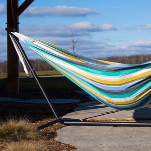 WoQi supporto per amaca salvaspazio con amaca in corda di cotone Combo nuovo tipo di amaca con supporto - Product Image 5