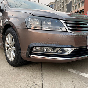 For VW Passat B7 2011-2015 Body Kit Wind Knife Spoiler Tuning Air Blade Front Bumper Side <b>Splitter</b> Car Accessories - Product Image 4