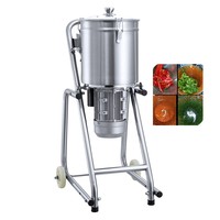 Commerciële 20l 32l Uienpasta Blender Varkensvis Breekmachine Wortelkool Chopper Fruit Tomatenpulper Machine