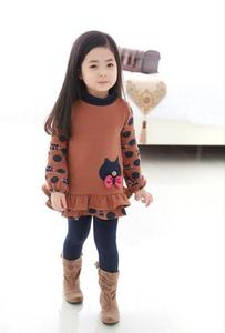 Venta al por Mayor en Línea, Ropa Infantil, Vestido Casual Dulce de Manga Larga con Lazo para Niñas, de Fábrica China - Product Image 5