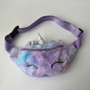 <span class=keywords><strong>Riñonera</strong></span> <span class=keywords><strong>de</strong></span> felpa con dibujos animados para niños, Cangurera <span class=keywords><strong>de</strong></span> <span class=keywords><strong>unicornio</strong></span> - Product Image 4