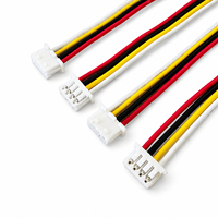 Cable flexible de PVC aislado y colorido con conductor de cobre estañado, terminales MX1.25, 2P-15P, 450 mm de longitud para cableado electrónico