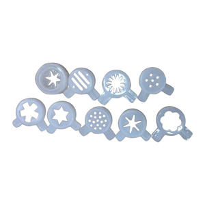 Boquilla con Forma <span class=keywords><strong>de</strong></span> Flor para Máquina <span class=keywords><strong>de</strong></span> Helado Suave, Estrella, Tapa con Forma <span class=keywords><strong>de</strong></span> Estrella para Helado - Product Image 2