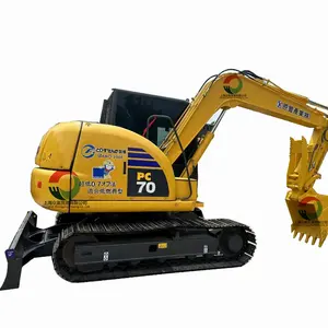 Japan usato mini escavatore Komatsu pc70-8 usato escavatore n. 8 generazione a basso prezzo in vendita