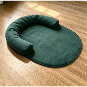 Ovales Hundebett-Kissen mit Erhöhtem Rand, Weiche Atmungsaktive Waschbare Haustiermatte, Universelle Indoor-Schlafunterlage für Hunde Aller Größen - Product Image 6