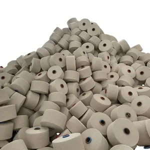 Ne 6/1 8/1 12/1 algodón reciclado de extremo abierto para hilo de guantes de trabajo de China Wenzhou Factory