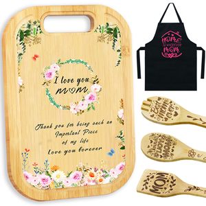 Tabla de cortar de bambú especial para madres de fábrica, Regalo para mamá, día de la madre, vacaciones de cumpleaños para decoración, exhibición - Product Image 1