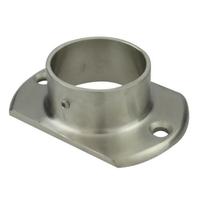 Plaque de support de fixation de balustre en acier inoxydable de qualité supérieure, à base ronde, pour rampes d'escalier et de centre commercial